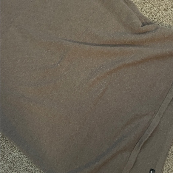 Elegant Brown cashmere poncho - Picture 3 of 5